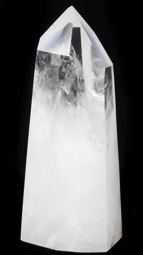 Polished Quartz Crystal Point - Madagascar #55760